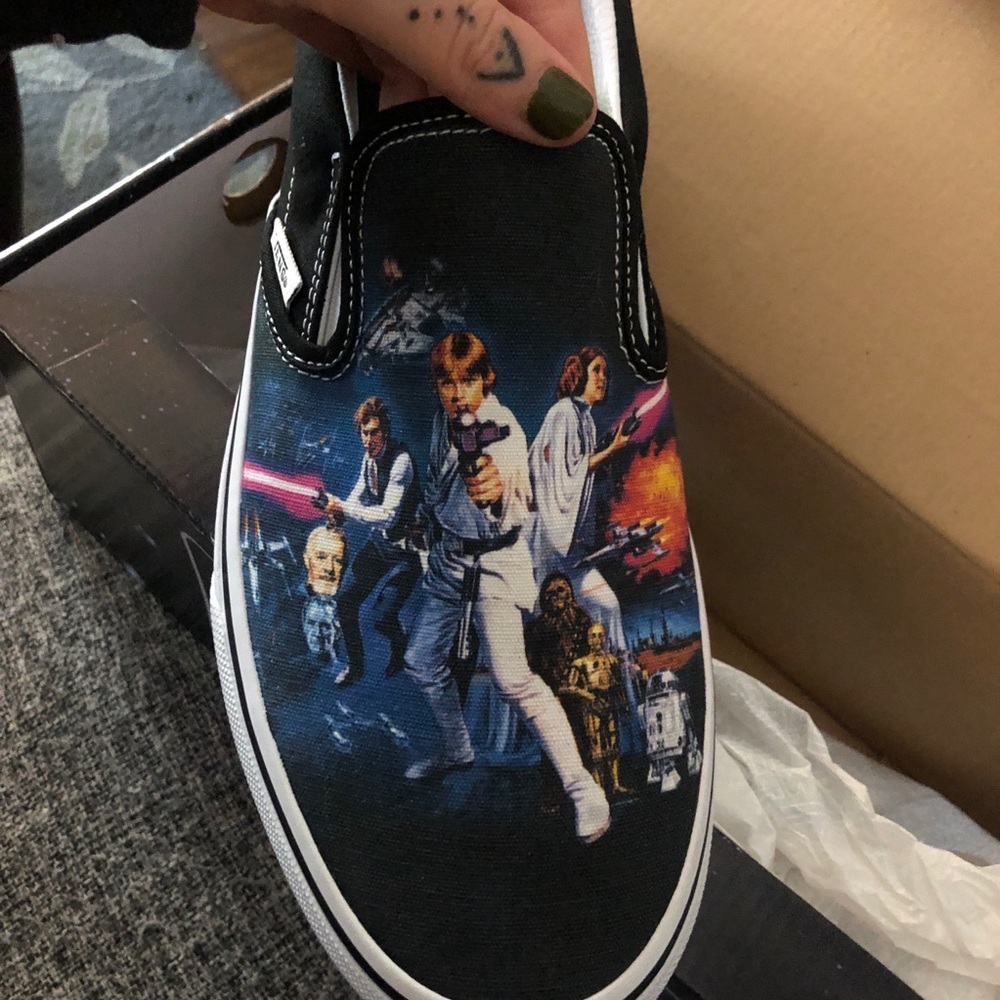 Limited edition Star Wars New hope slip on vans